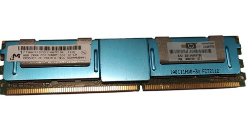 Memoria Ram Servidor Mt36hts1g72py-66 2rx4 Pc2-530f 8gb Ddr2