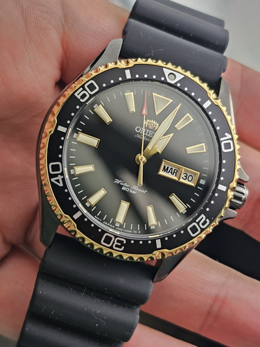Reloj Orient Kamasu Negro Automático Diver 