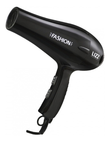 Secador De Cabelo Lizz Special Fashion Preto 127v