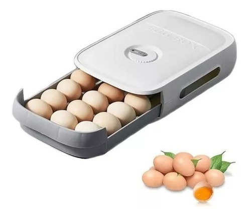 Caja Organizador De 18 Huevos