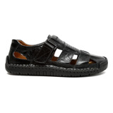 Sandalias Negras Casual Comodos Moda Training Playa Tenis