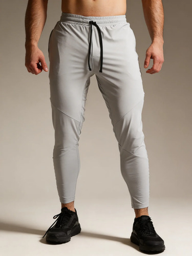 Pants Cierre Licra Nylon Deportivo Para Hombre Fénix Fit