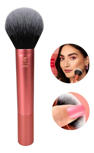 Brocha Maquillaje Powder Brush Real Techniques 201 Face 