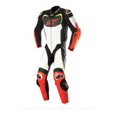 Traje Mono De Piel Para Motociclista Gp Pro