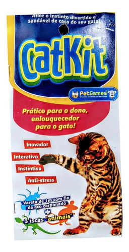 Pet Games Cat Kit Brinquedo Para Gatos Insetos - Un