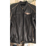 Chamarra De Piel Harley Davidson 110 Aniversario Talla S