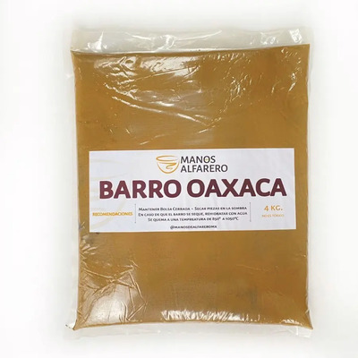 Barro Oaxaca Para Modelar Cerámica (4kg) | Meses sin interés