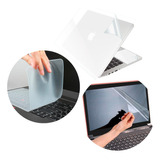 Kit Protector Pantalla Teclado Laptop 14 15 Pulgada Skin 4x1