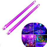 Kit 9 Lâmpadas De Led 120cm Luz Negra Uv Neon Dj Festa