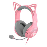 Headset Gamer Razer Kraken Kitty Edition V2 Pro Usb Rgb Rosa