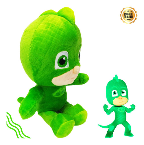 Boneco De Pelúcia 30cm Pj Masks Antialérgico Original