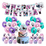 Globos Spider Gwen Cumpleaños Fiesta Temáticos Accesorios