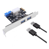 Tarjeta De Expansión Pci-e A Usb 3.0 5 Gbps De Velocidad