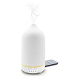 Humidificador Difusor De Ceramica Para Aromaterapia Antava Color Blanco