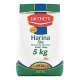 Harina Corriente Sin Polvos De Hornear Lucchetti 5kg