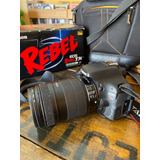  Canon Eos Rebel T3i Dslr Color  Negro  Impecable Usada 