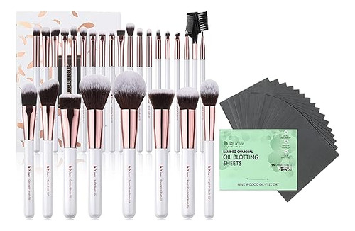 Cepillos De Maquillaje Ducare Set Profesional 27 Piezas De H