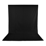 Tela Telon Negro Lino Fondo Estudio Chroma Key 2 X 3 Metros