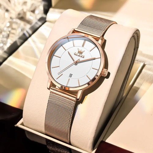 Olevs Reloj De Mujer Dama Original Moda 5869 | Meses sin interés