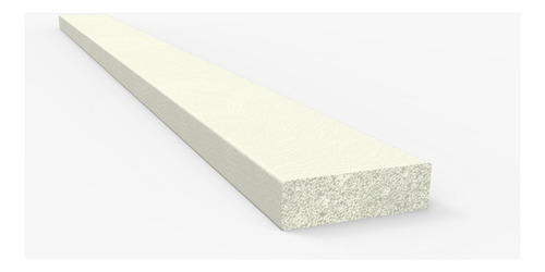 Rollo Burlete Rectangular 10x20 Esponja 30 Metros Color Blanco