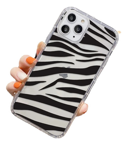 Funda Transparente Divertida Para iPhone 14, 13, 12 Pro, Max