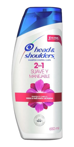 Shampoo Head & Shoulders Suave Y Manejable 650ml