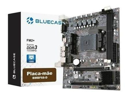 Placa-mãe Bluecase Bmbf68-d Box Fm2 Sata 3gb/s Hdmi