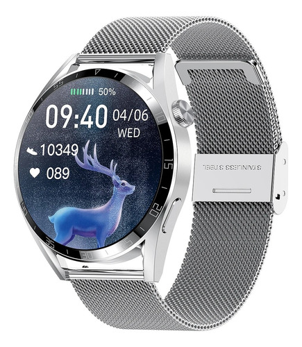 Smartwatch Redondo Serie 8 Ultra + Pulseira Homens Mulheres