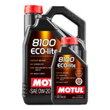 Aceite Motor Auto Motul 8100 0w20 Ecolite Dexos1 Api Sp 6l