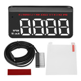 Hud Display Medidor De Temperatura De Alarma Universal Obdii