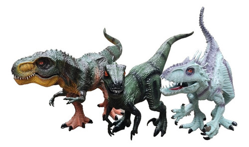 Dinosaurios T-rex Velociraptor Indominux Juguetes