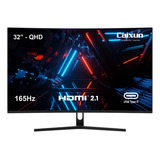 Monitor Gamer Curvo Caixun C32c3q 165hz Color Negro