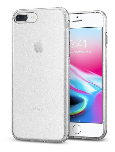 Funda iPhone 8 Plus / 7 Plus Spigen Liquid Crystal Glitter Color Transparente