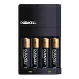 Carregador Duracell Aa/aaa C/ 4 Pilhas