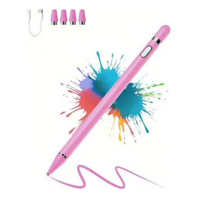 Lápiz Óptico Universal Para Android Y iPad Samsung Huawei Xiaomi iPad Para Tables Y Moiles Tableta Celular Carga Ráida Adsorción Magética Compatible Con Celulares Moviles Stylus Pen Color Rosa | Meses sin interés