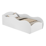 Dullar Móveis Mini Cama Carro Cor Branco 100% Mdf