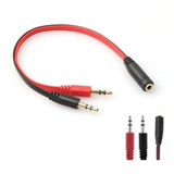 Adaptador Plug Aux 3.5 A Microfono Auricular Pc Electrobya