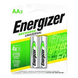 Pila Aa Recargable Energizer 1300mah Recharge X2 Unidades