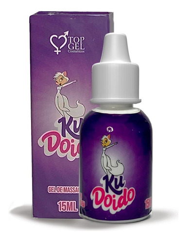 Gel Lubrificante Anal Ku Doido 15ml +conforto Kuloko Top Gel