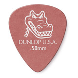 36 Plumillas Dunlop Gator Grip Rosa .58 417b.58