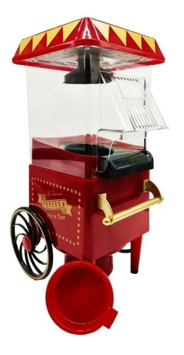 Máquina De Crispetas Popcorn Machine Fh-54 Aire Caliente Roja 110v