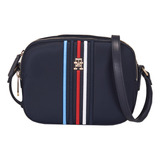 Bolso Bandolera Tommy Hilfiger Para Mujer Aw0aw15985 Acabado De Los Herrajes Azul Oscuro Color Azul Oscuro Correa De Hombro Azul Oscuro Diseño De La Tela Liso