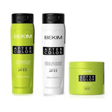 Shampoo Color Acido + Crema Peinar+mascara 250g Bekim