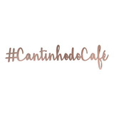 Cantinho Do Café Café Decoração Mdf Rose Gold