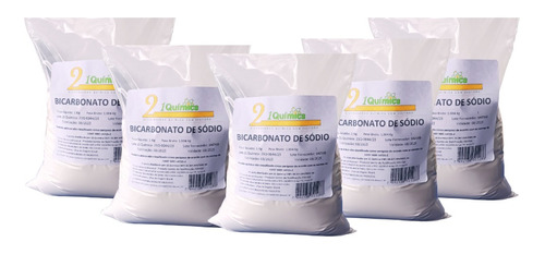 Bicarbonato De Sódio 21 Química 5und X 1kg = 5kg