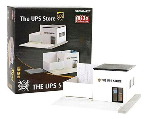 Greenlight Diorama The Ups Store Building 1/64 Paqueteria