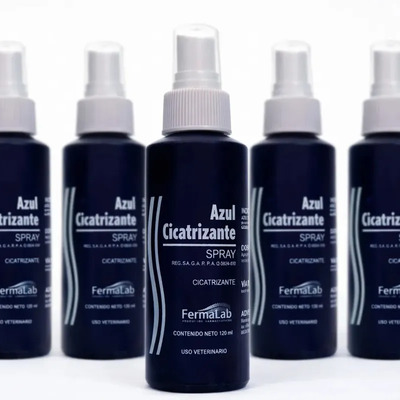5 Azul Cicatrizante Fermalab Spray 120 Ml Desinfectante O | Envío gratis