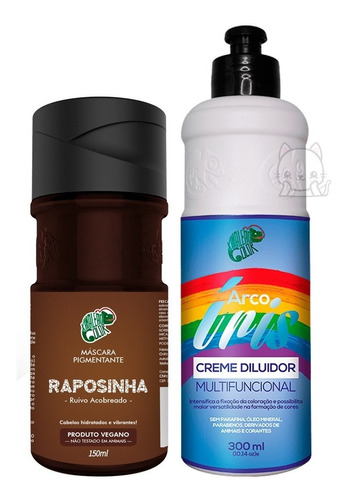 Kit 1 Raposinha + 1 Creme Diluidor 300ml - Kamaleão Color