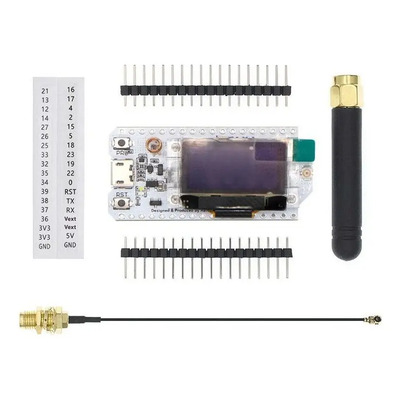 Sx1276 Esp32 Lora 915 Mhz Oled 0.96 | Envío gratis