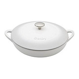 Denby Lienzo Natural Hierro Fundido Medio, 3.8l Cazuela Poco